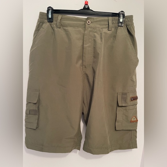 Mian Classic Collection Elasticated waist Cargo Short/Pants Size M Army Green - Picture 1 of 7